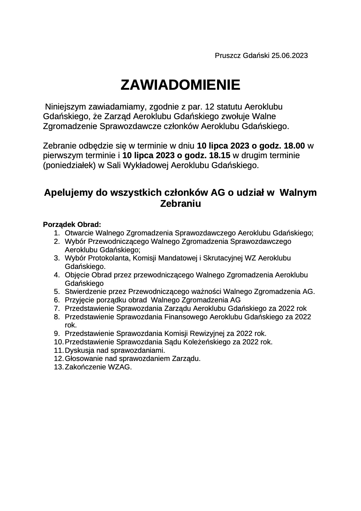 Walne Zgromadzenie