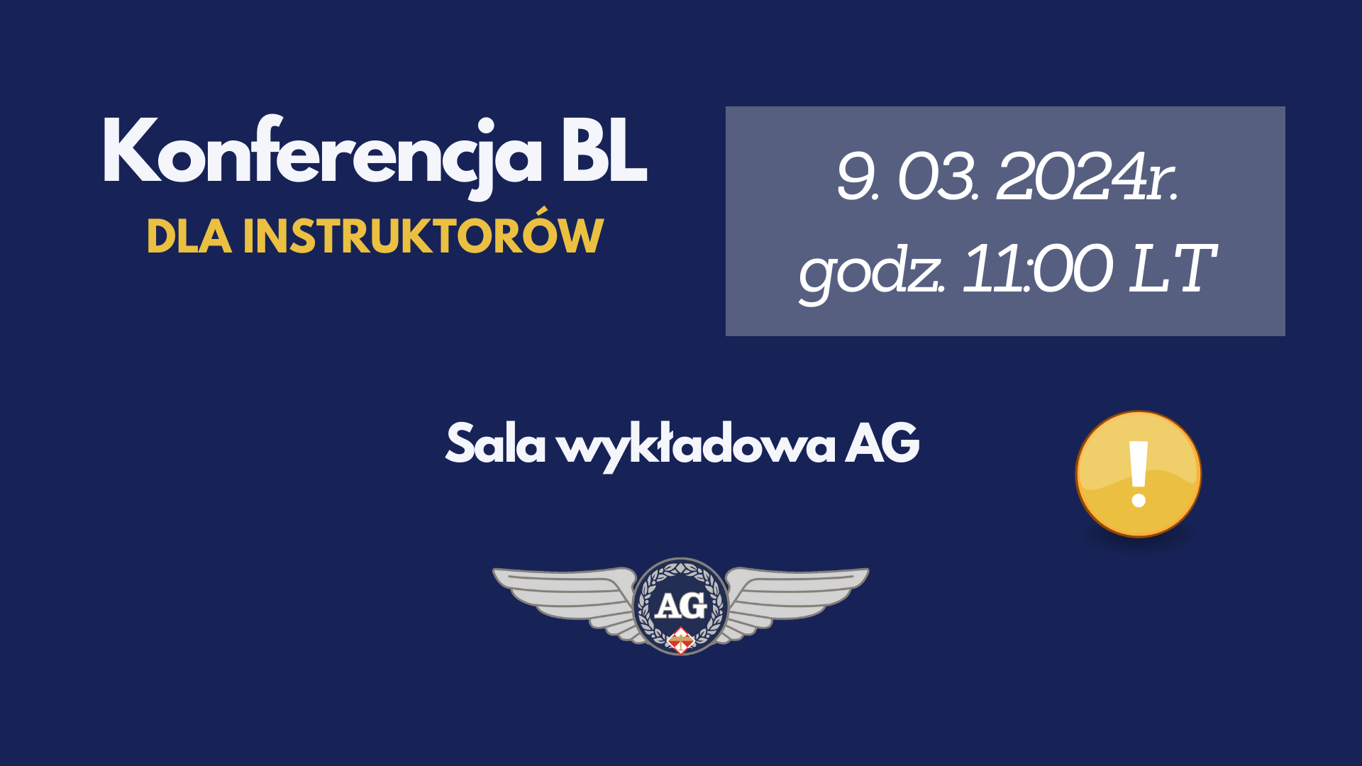 Konferencja BL dla INSTRUKTORÓW